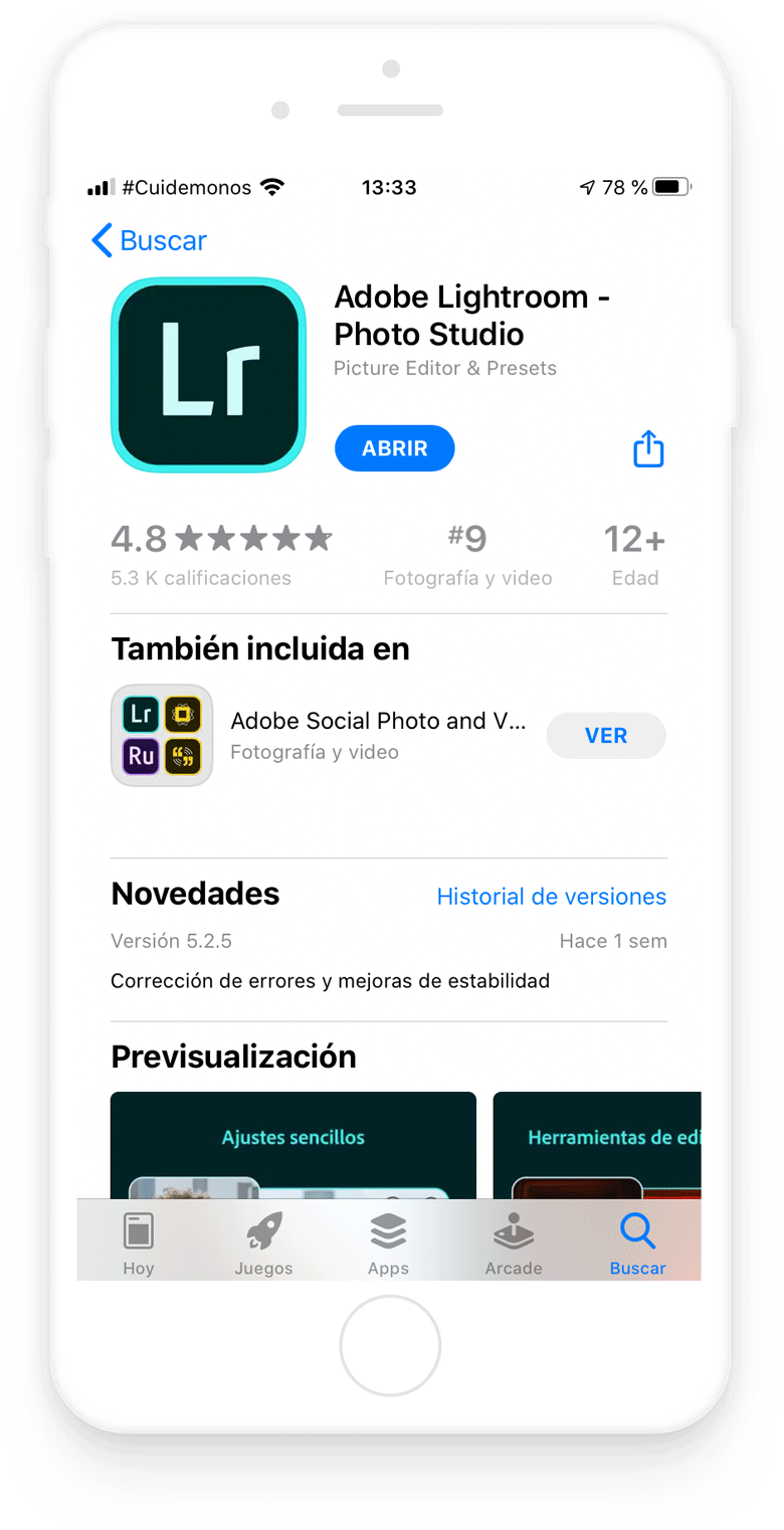 Paso 1, Instalar Lightroom