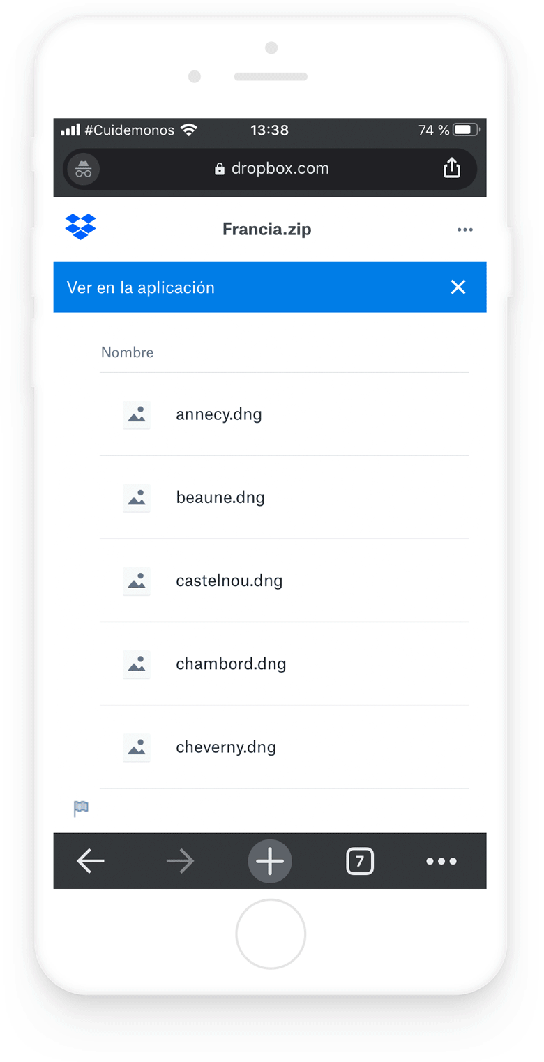 Paso 2, Descarga y guarda los archivos